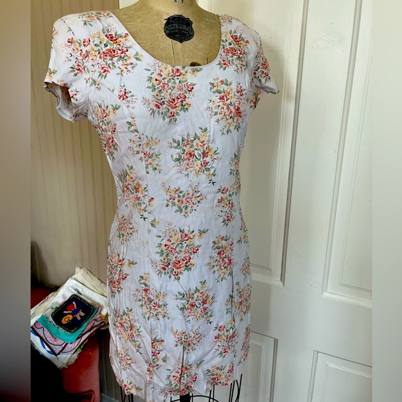 Vintage Rampage Floral Dress Clueless Romantic Cottage Chic 90’s - Picture 1 of 5
